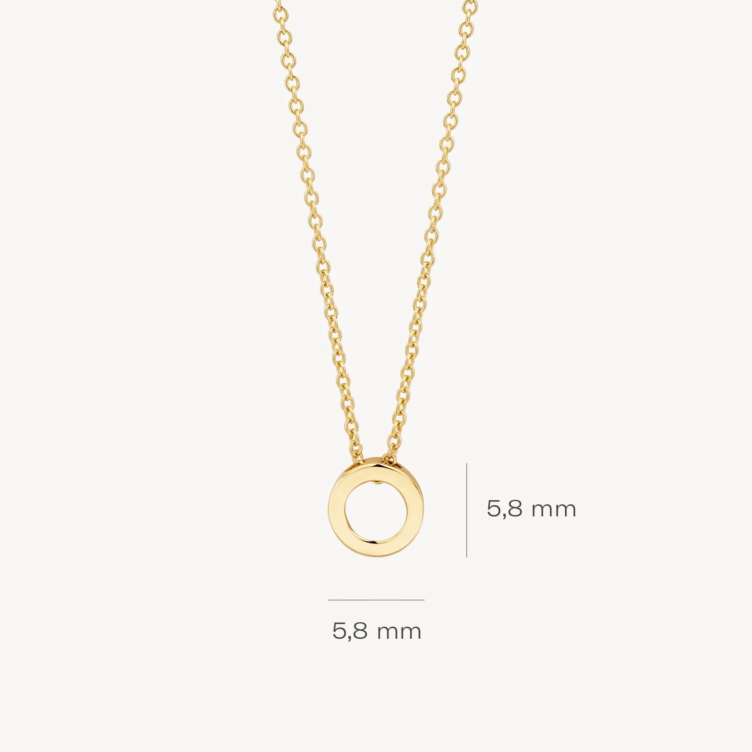 Blush Ketting 14kt Goud 3150YGO - Image 3
