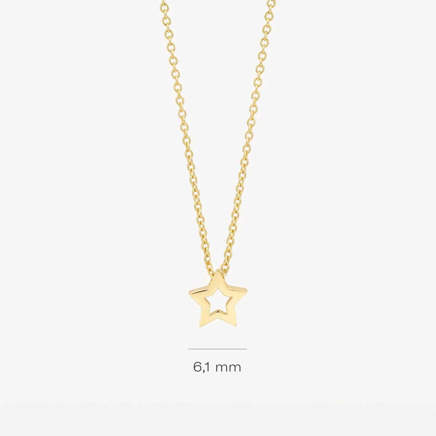 Blush Ketting 14kt Goud 3151YGO - Image 3