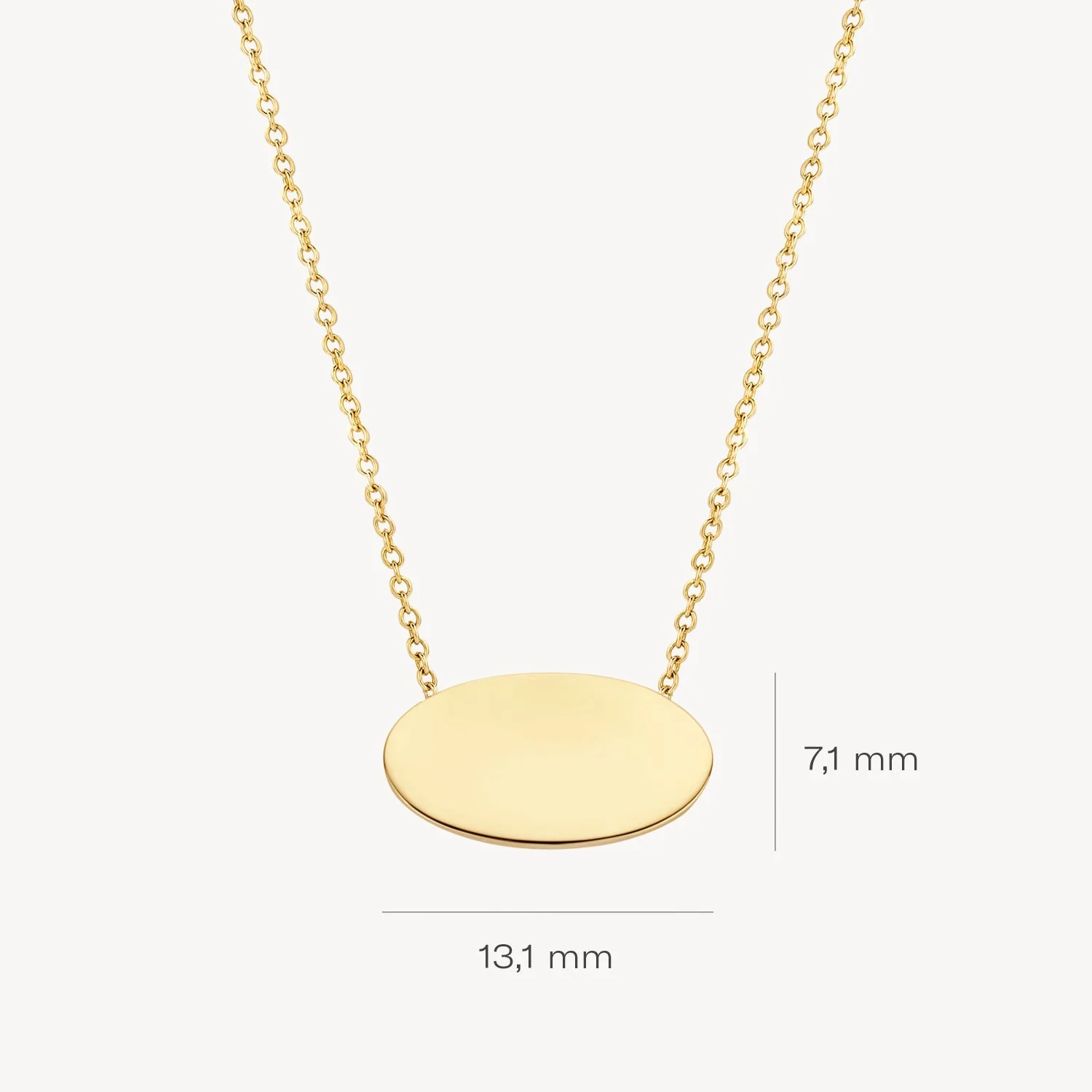 Blush Ketting 14kt Goud 3134YGO - Image 3
