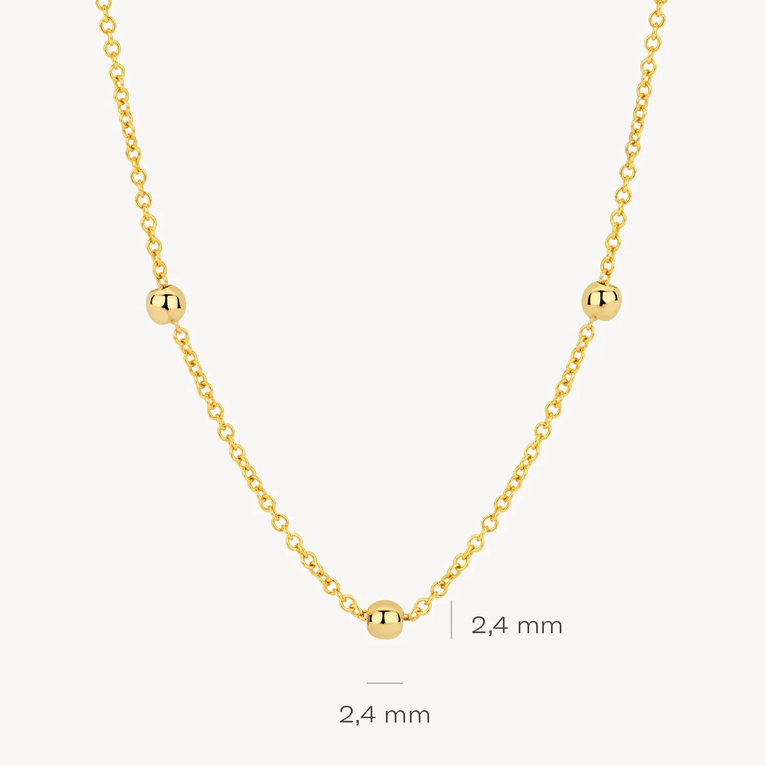 Blush Ketting 14kt Goud 3145YGO - Image 3