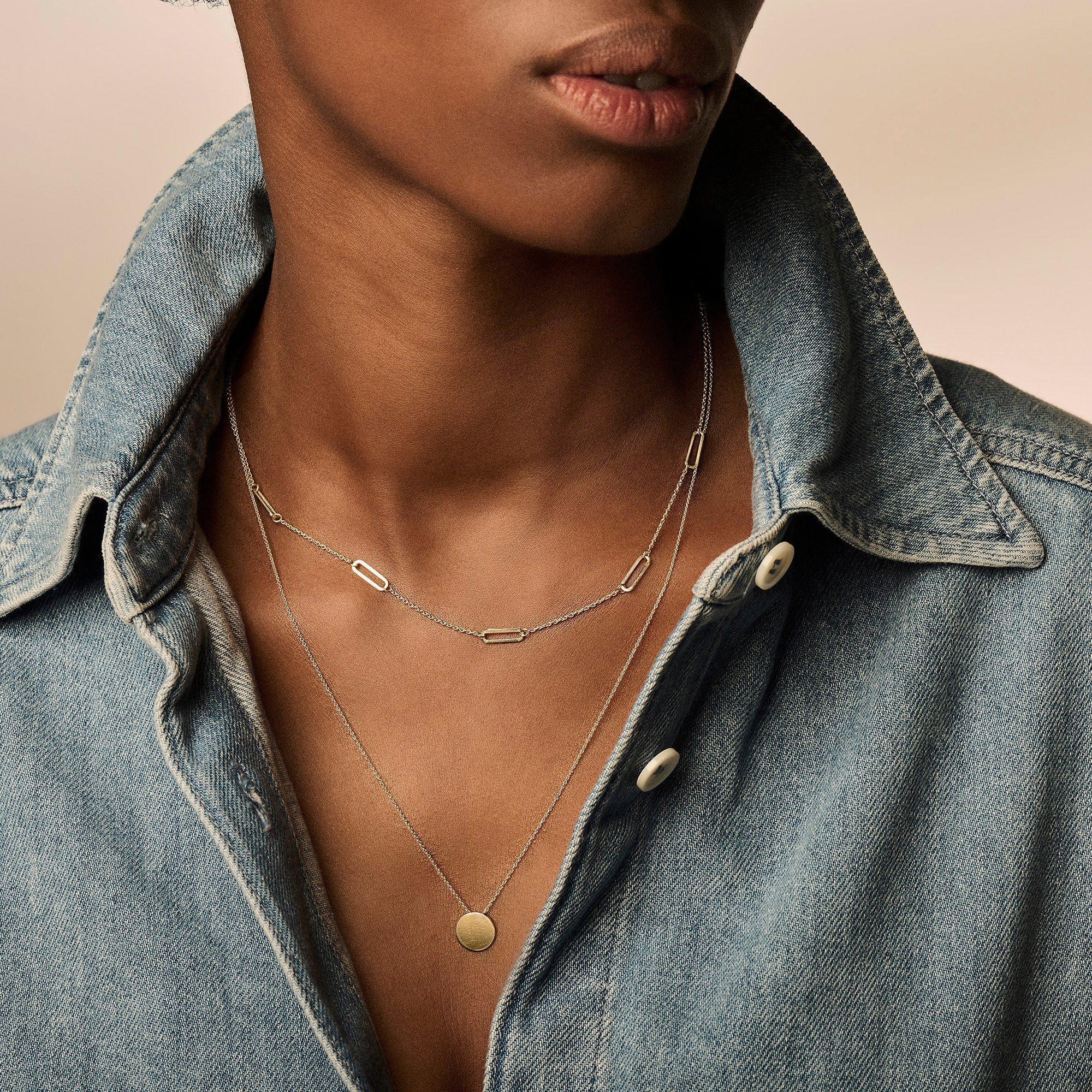 Blush Ketting 14kt Goud 3102YGO - Image 5