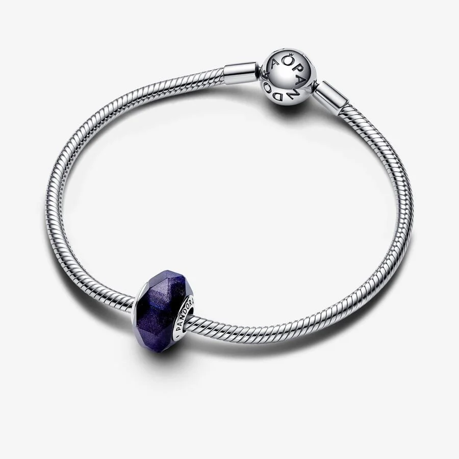 Pandora Bedel Blauw Gefacetterd Muranoglas 792984C00 - Image 3