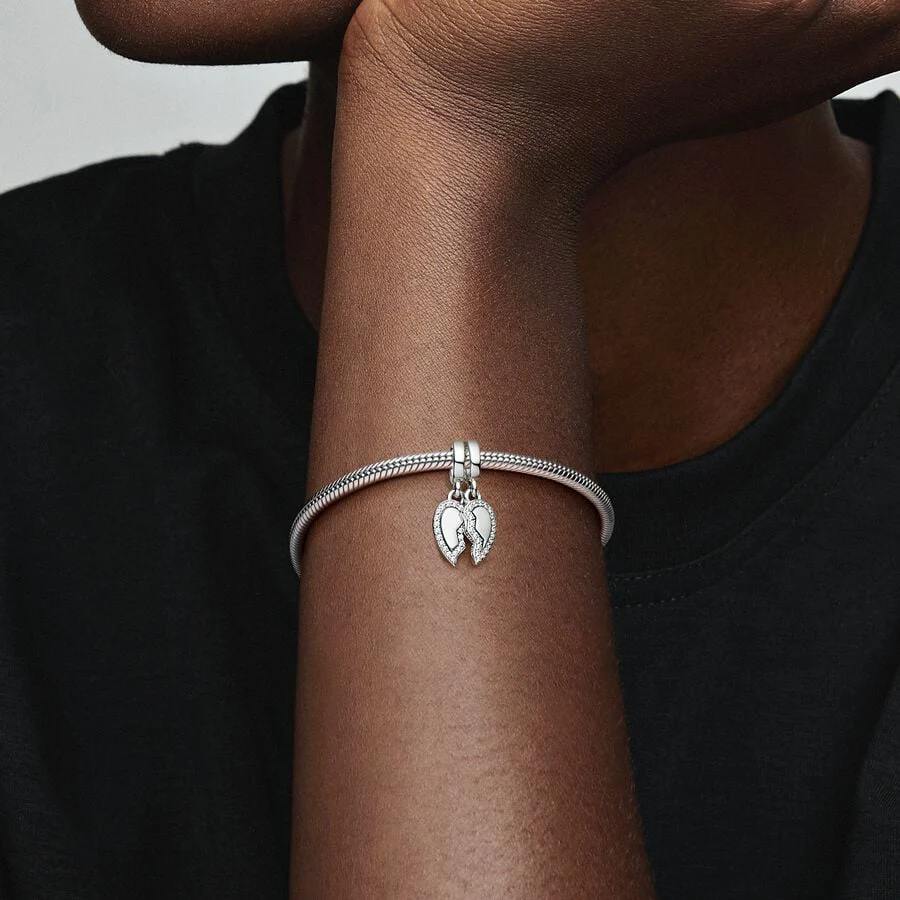 Pandora Bedel Deelbaar Hart 792743C01 - Image 5