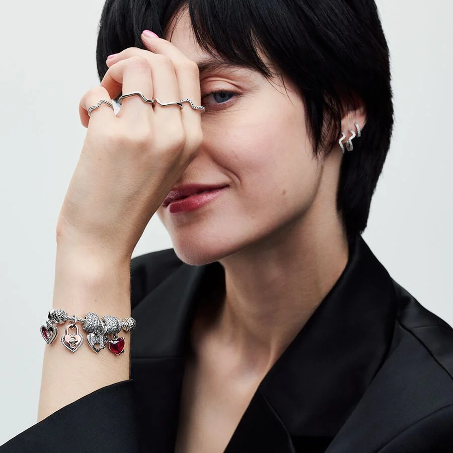 Pandora Bedel Deelbaar Hart en Sleutel 793081c01 - Image 4