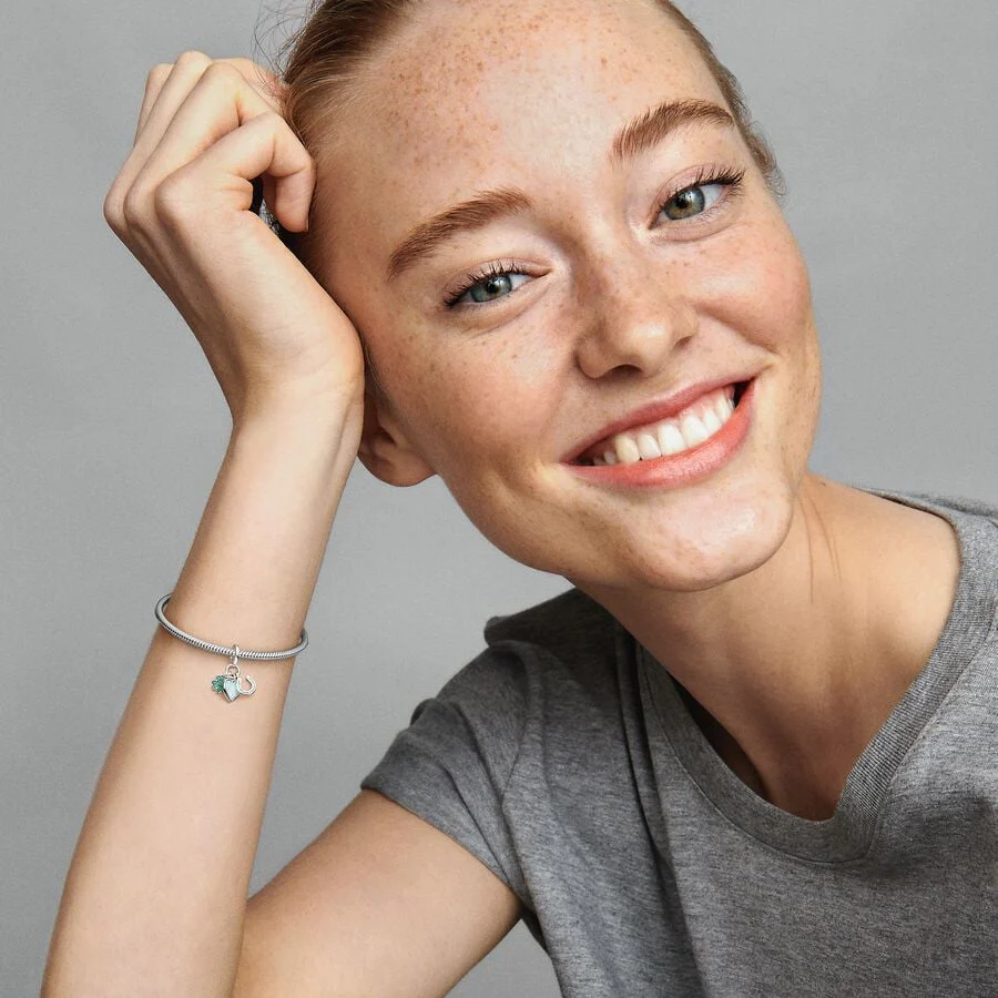 Pandora Drievoudige Bedel Klavertjevier, Hart en Hoefijzer 792755C01 - Image 4